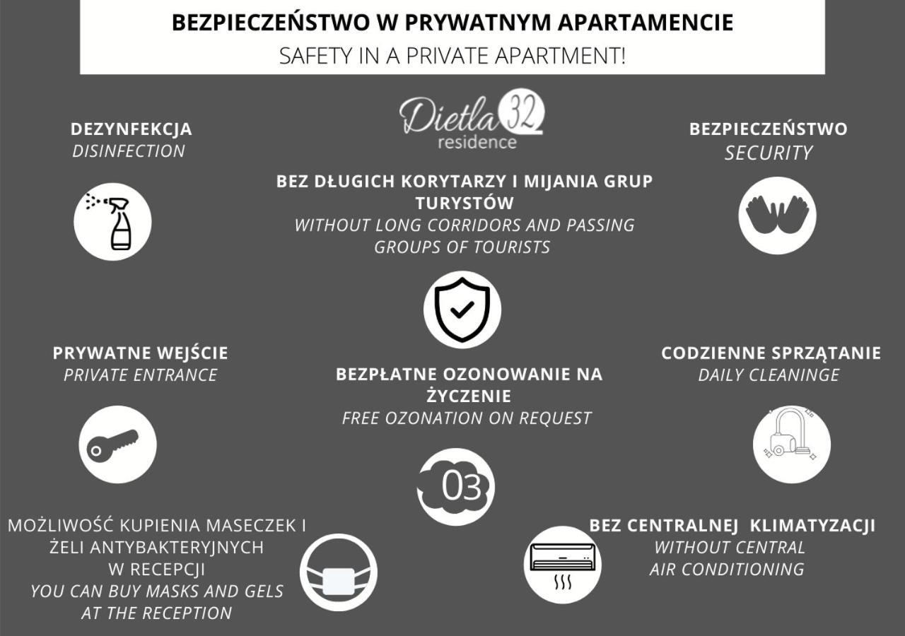 Dietla 32 Residence - Ideal Location In The Heart Of Krakow, Between Main Square And Kazimierz District Exterior foto